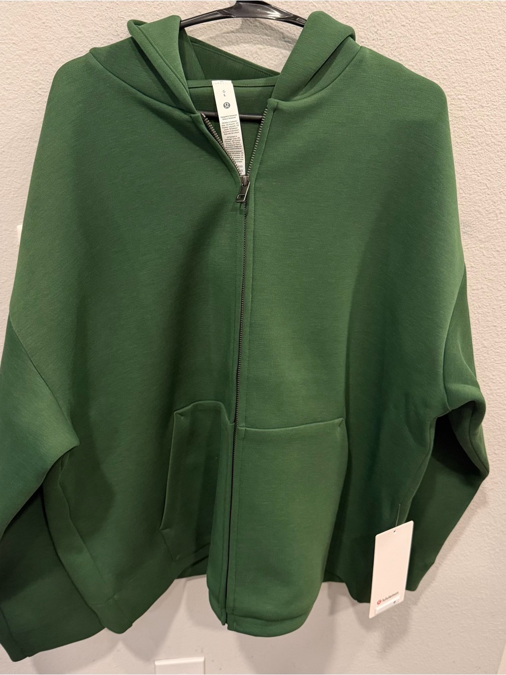 Lululemon Sleek Spacer Full-Zip Hoodie Size Large